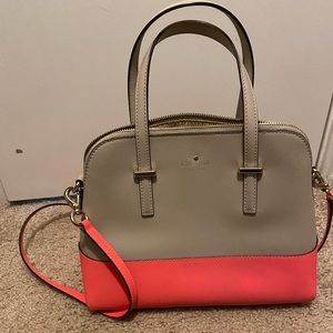 Kate Spade Pink Tan Crossbody Purse